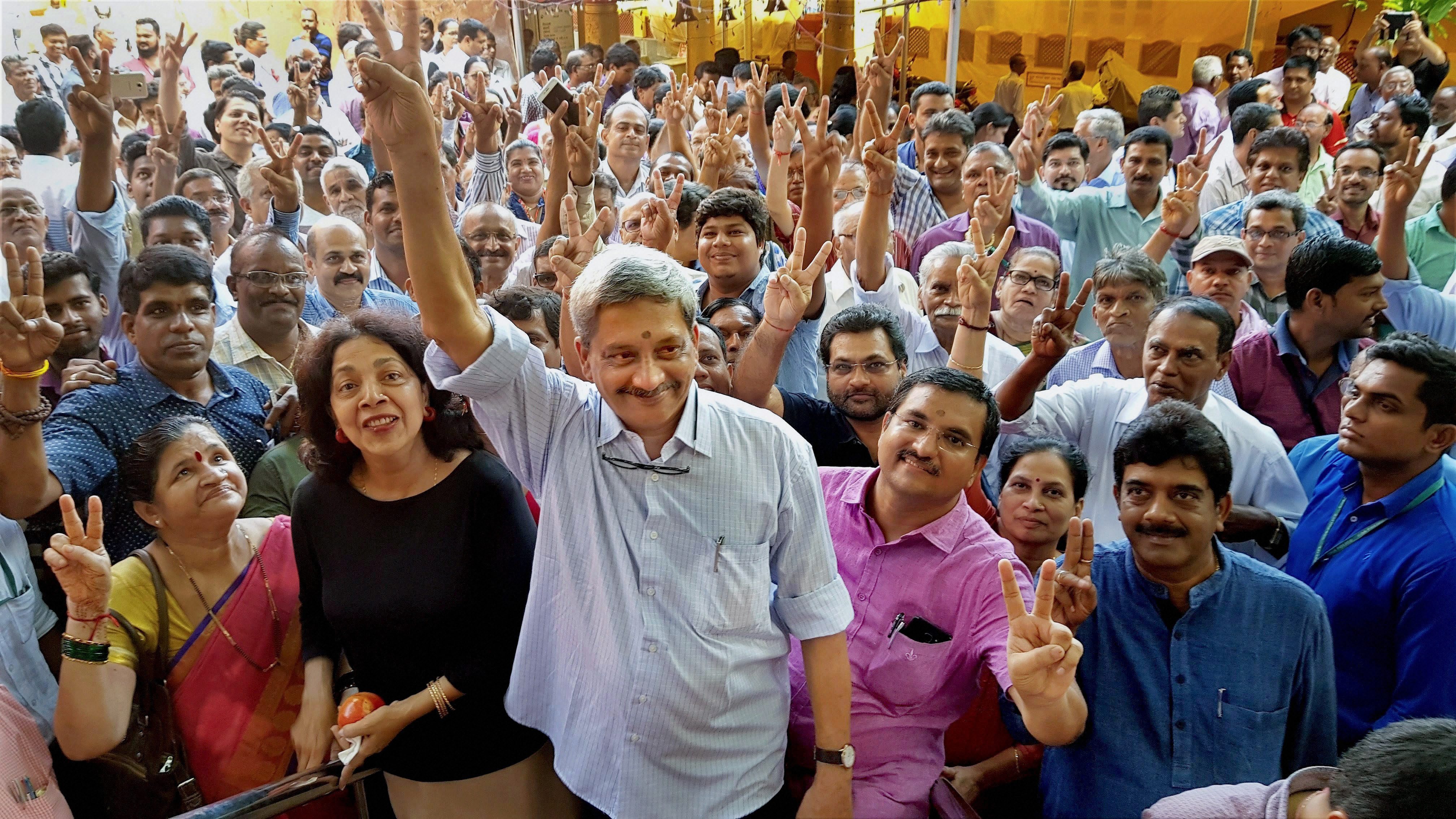 India's Goa Chief Minister files nomination for Panaji Assembly bypoll