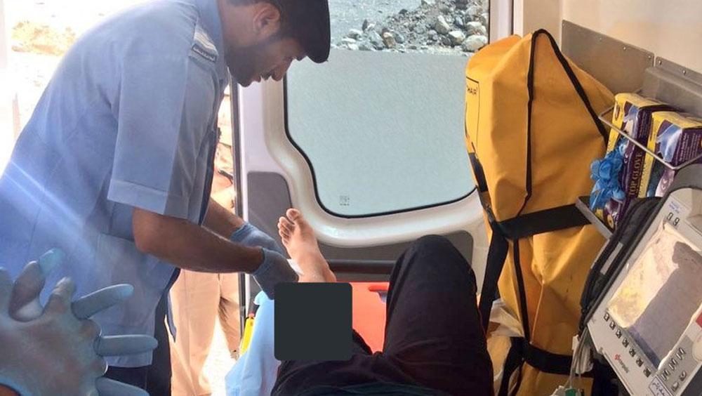 Man rescued after fall from mountain in Oman