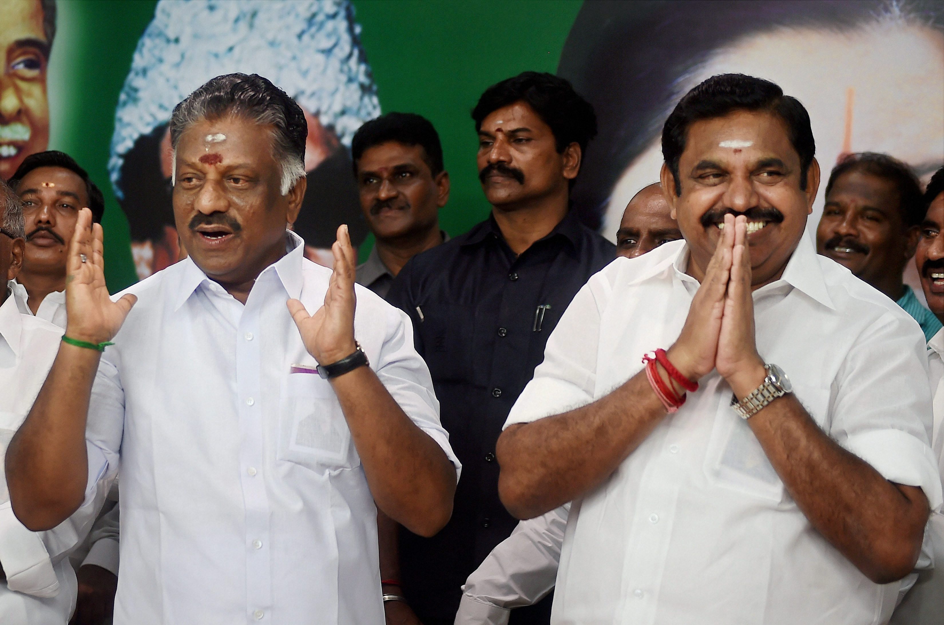 All India Anna Dravida Munnetra Kazhagam factions merge in Tamil Nadu in power sharing arrangement