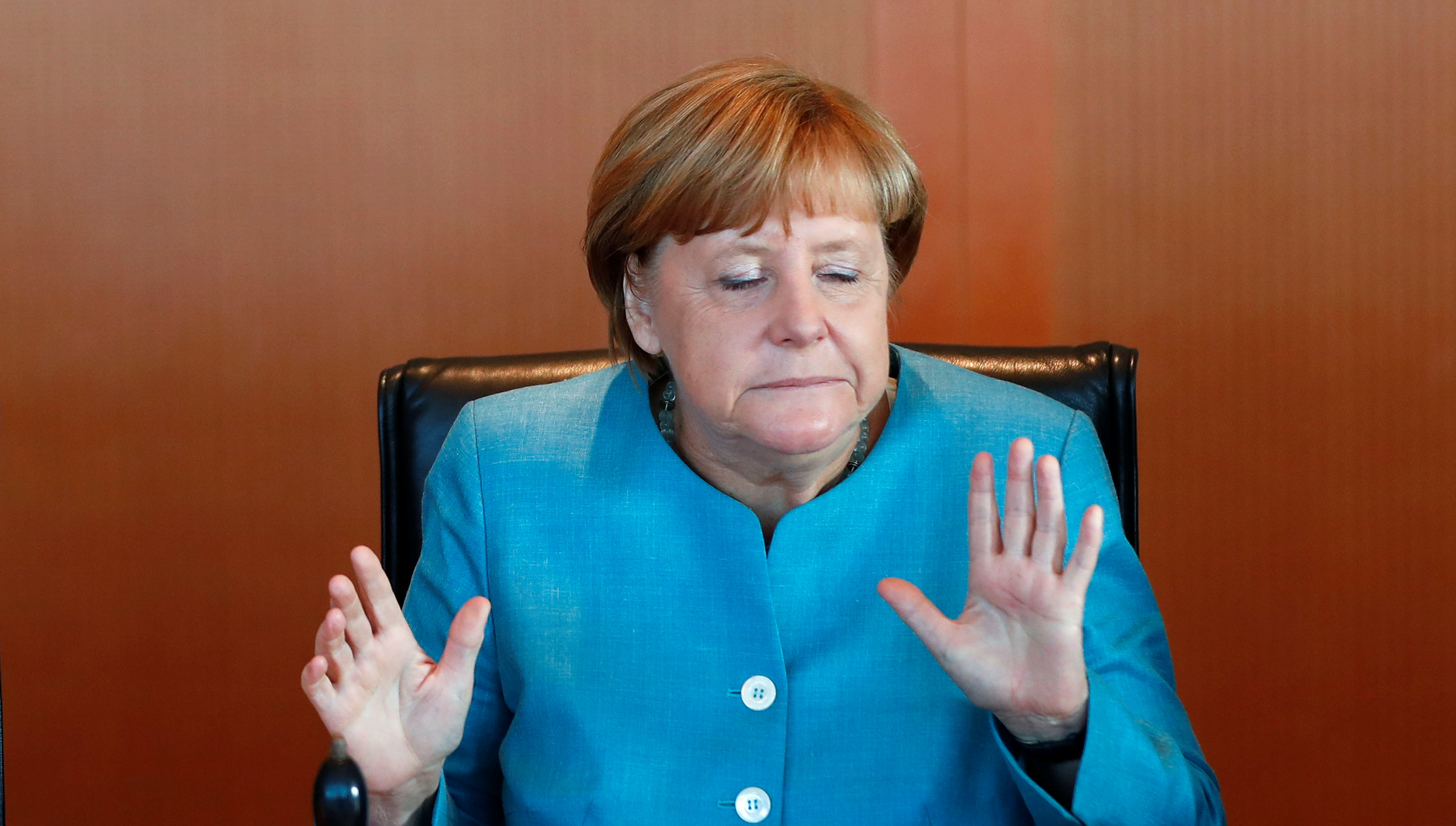 Merkel assuming leadership role in world of unpredictable strongmen