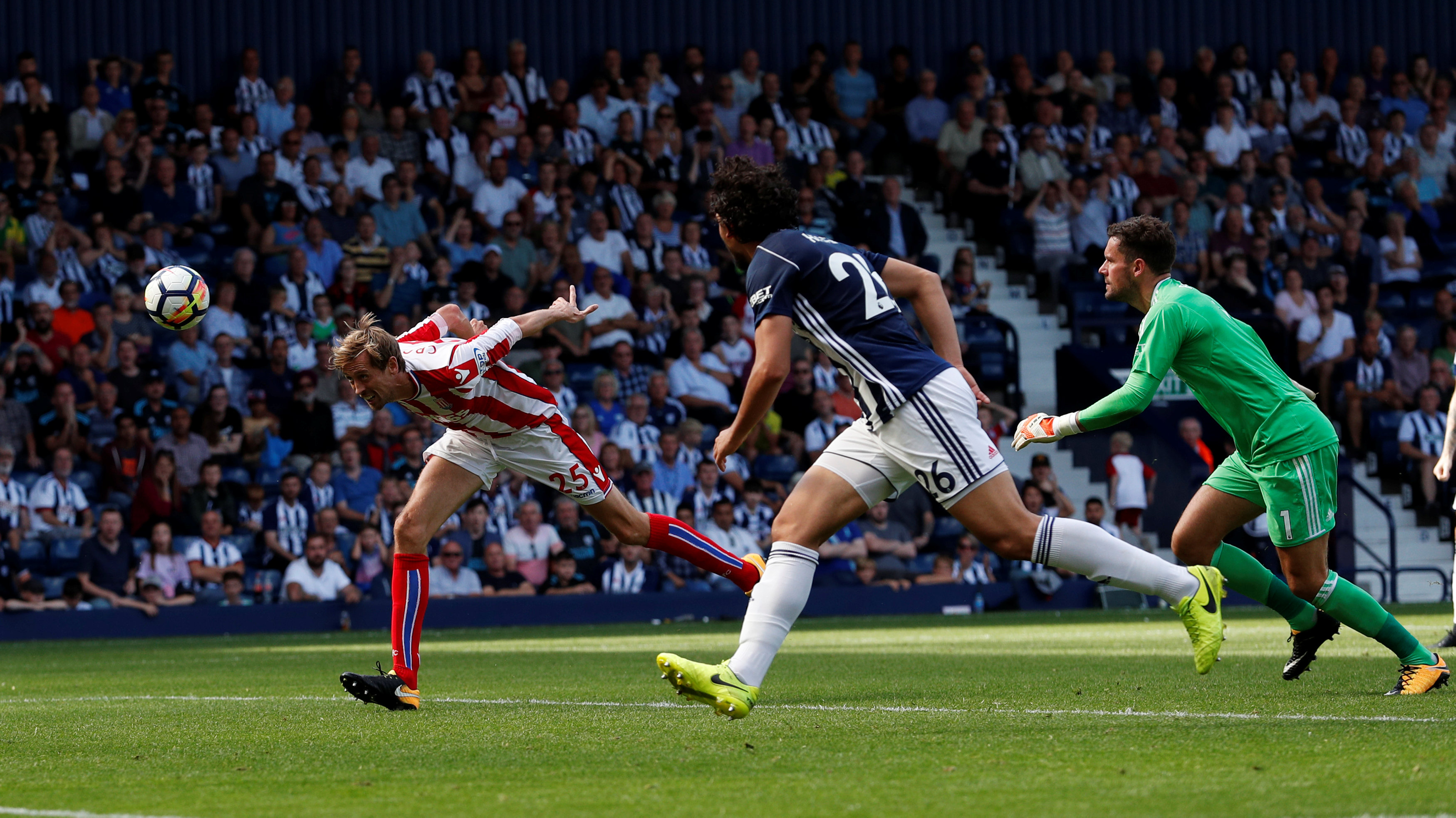 Football: Defensive error costs West Brom victory over Stoke City