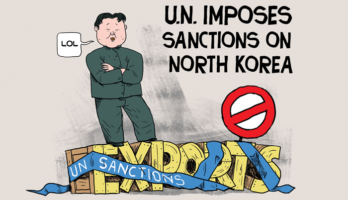 UN imposes sanctions on North Korea