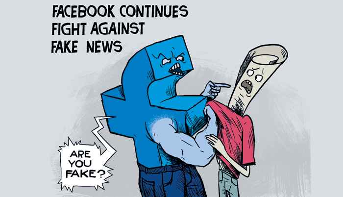 Facebook fights fake news