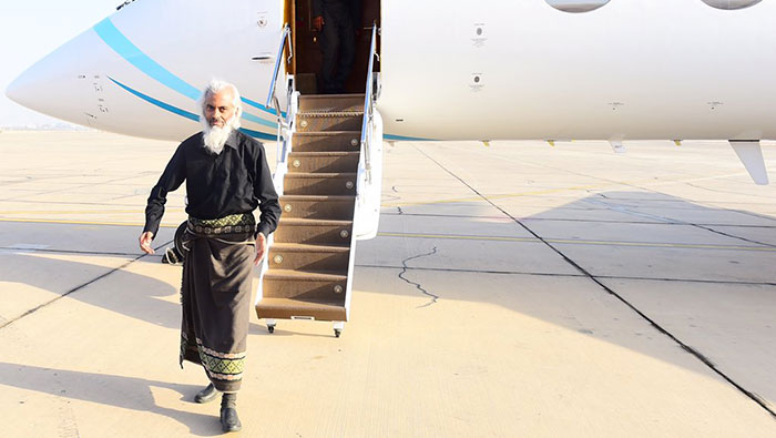 Indian priest thanks His Majesty after rescue from Yemen
