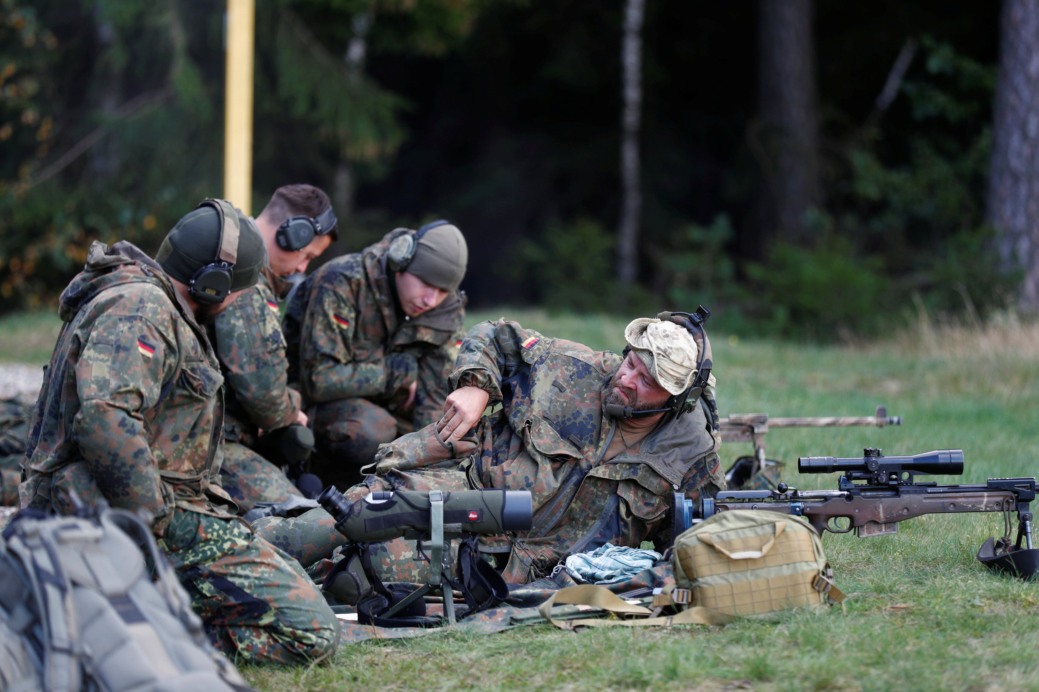 In pictures: NATO soldiers take part in Lithuania sniper shooting competition