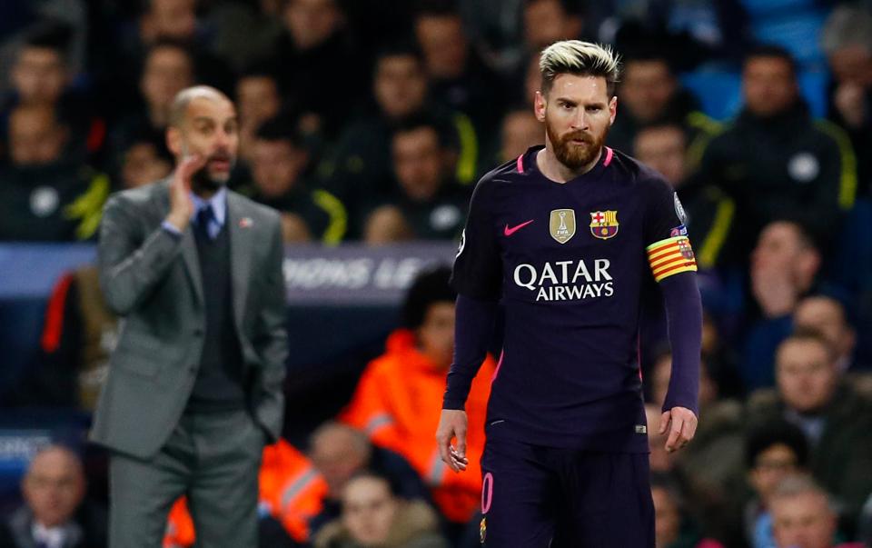 جوارديولا: لا يمكن لأي لاعب الجلوس على نفس المنضدة مع ميسي