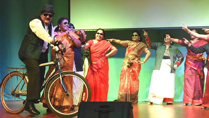 Teachers perform at Indian School Al Ghubra gala event