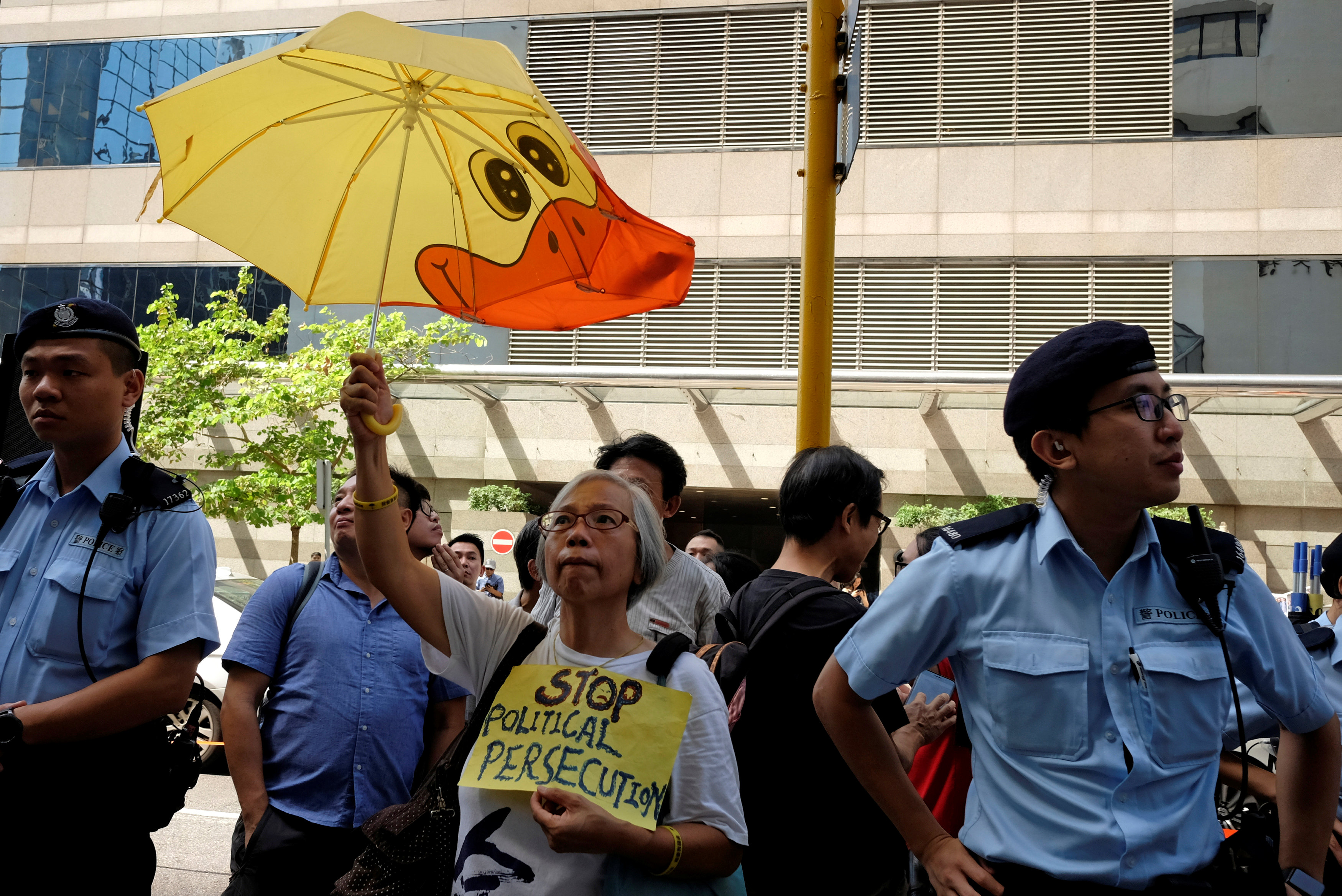 Hong Kong leader demands end of independence talk, warns ties with China at risk