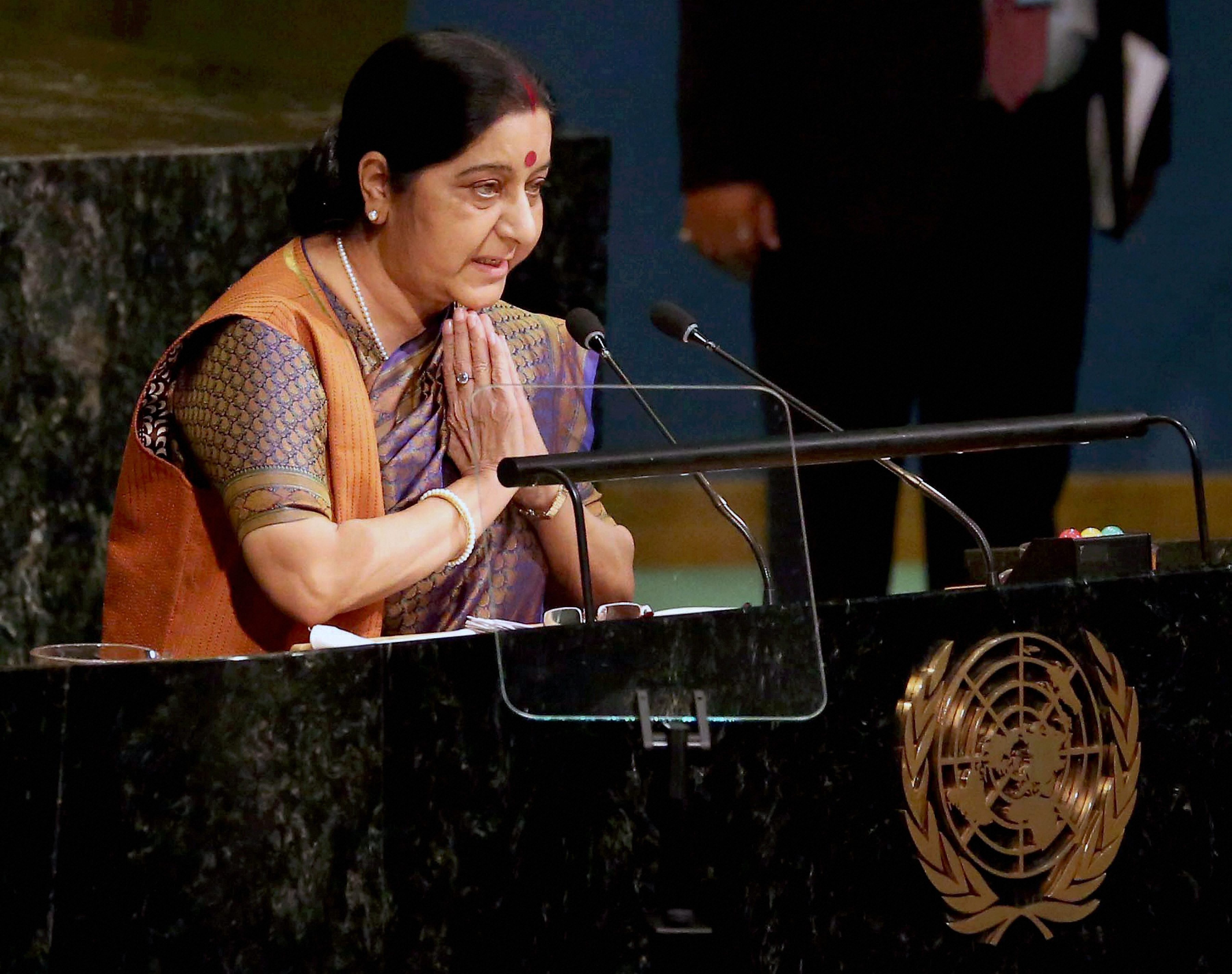 Terrorism 'existentialist danger' to mankind, says Indian external affairs minister