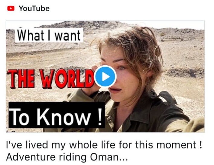بالفيديو: شابان عمانيان ينقذان فتاة كندية تائهة وسط الصحراء