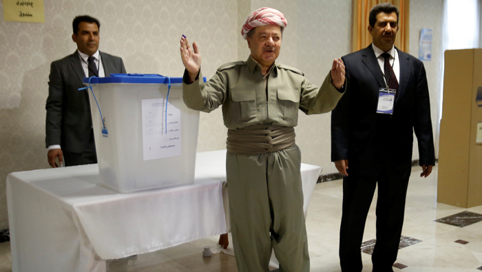 Iraqi Kurdish leader says 'yes' vote won independence referendum