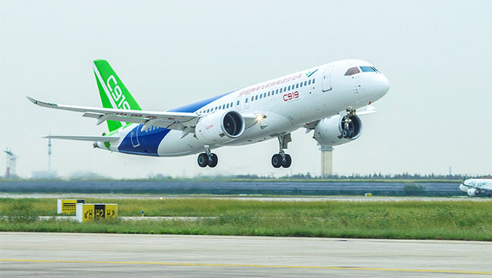 China's COMAC says C919 jet completed second test flight