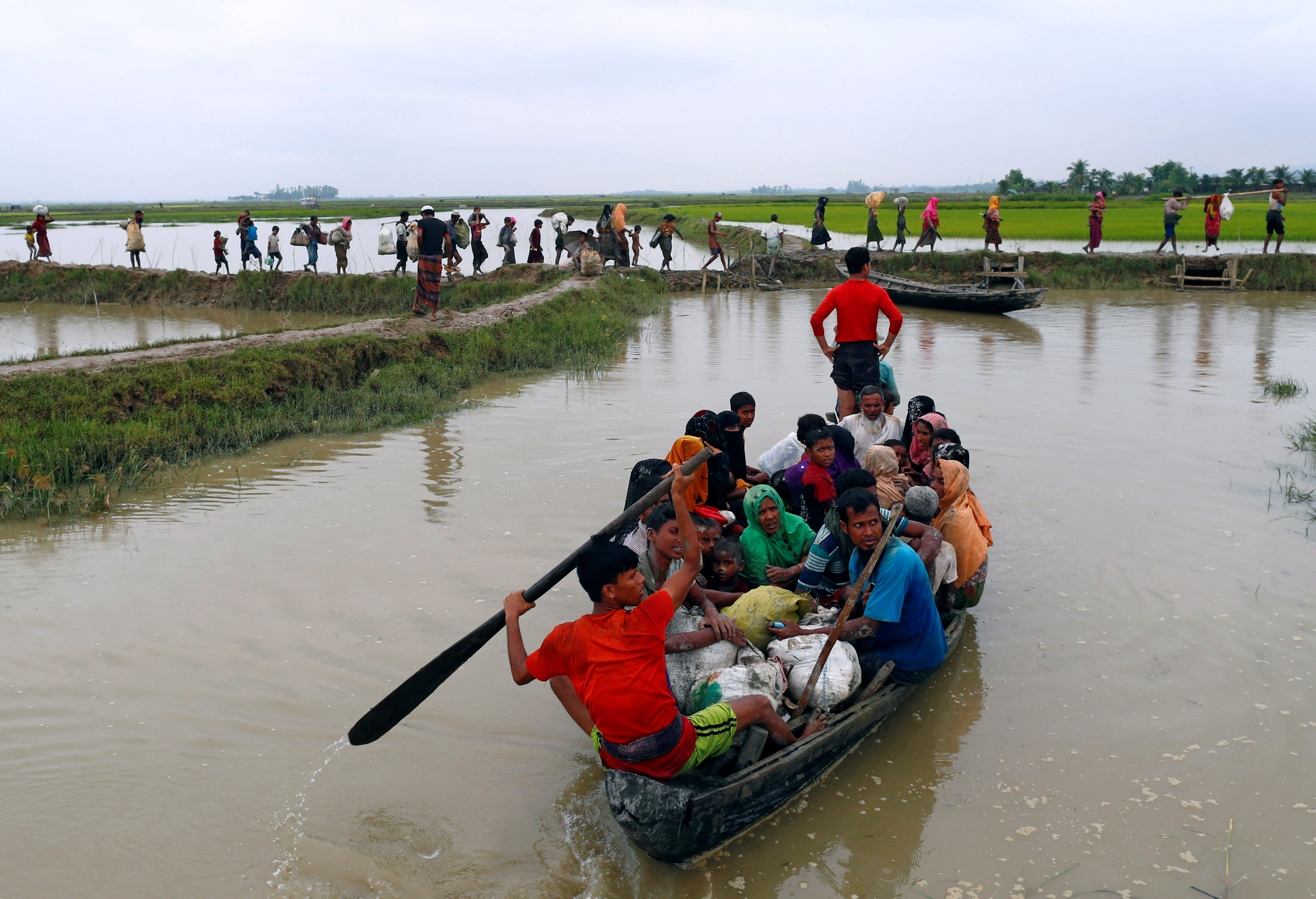 U.N. warns of catastrophe as Rohingya exodus in Myanmar nears 150,000
