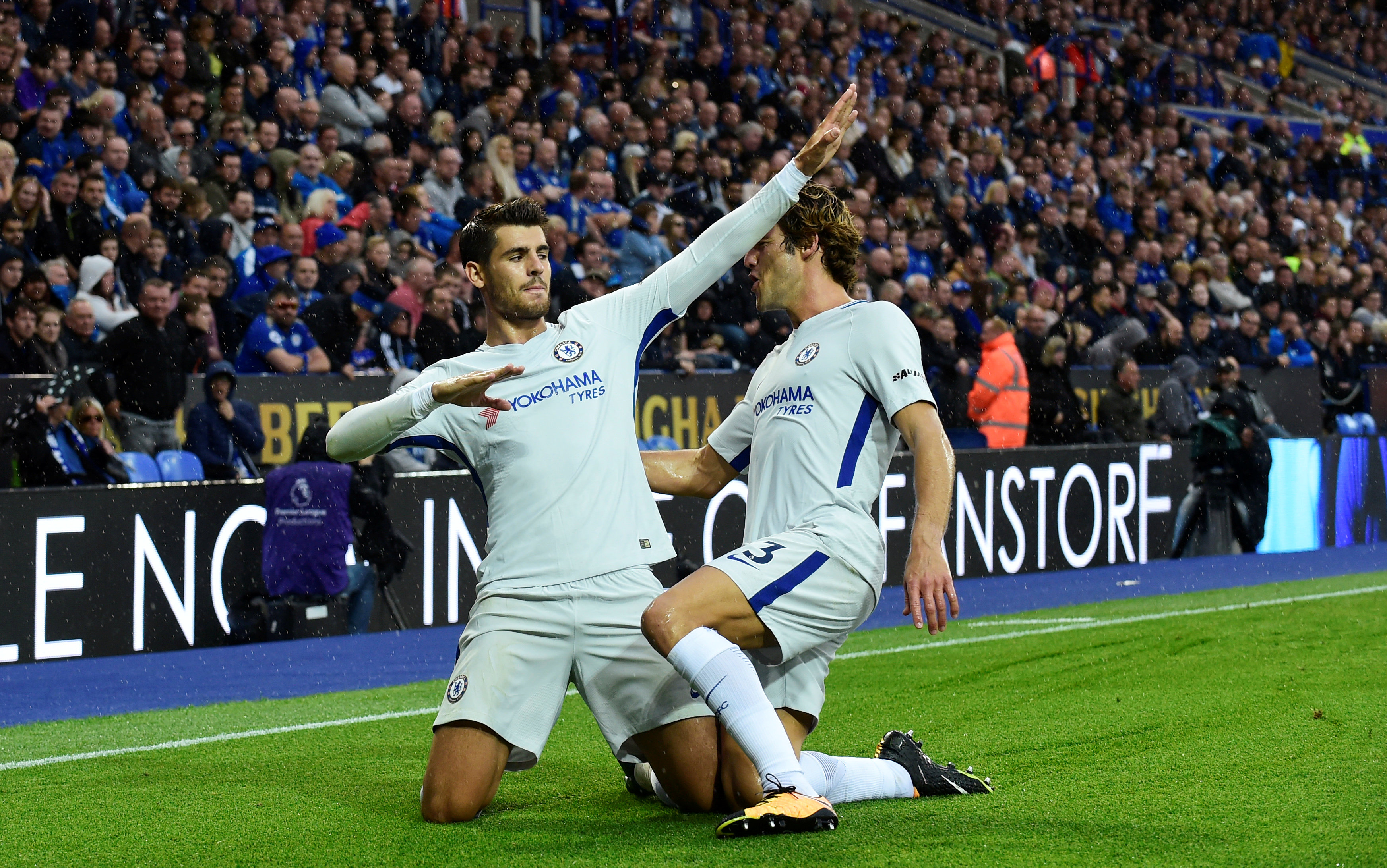 Football: Chelsea roll on with 2-1 win at Leicester City
