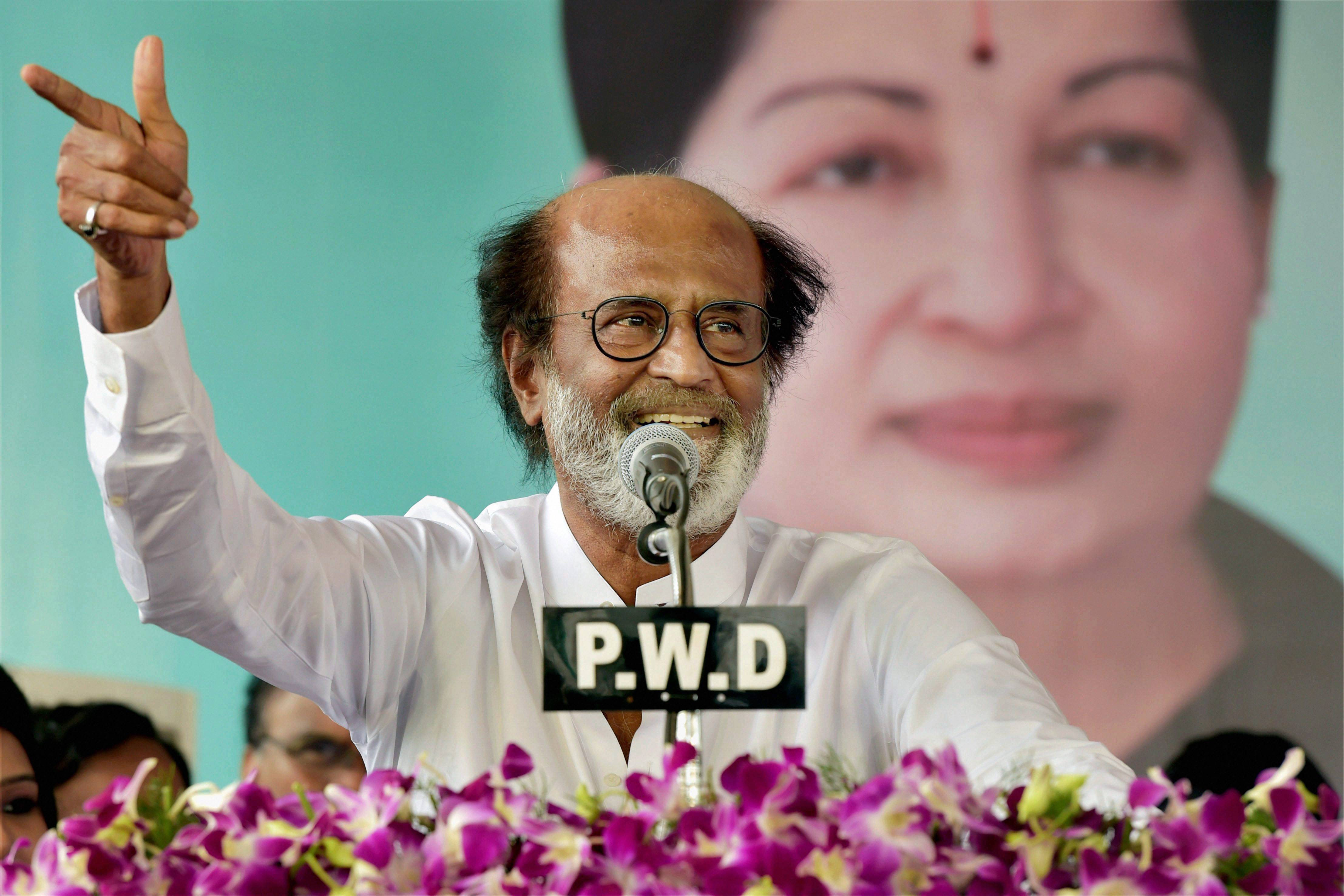 Cinema fame doesn't guarantee political success:Tamil film superstar Rajinikanth