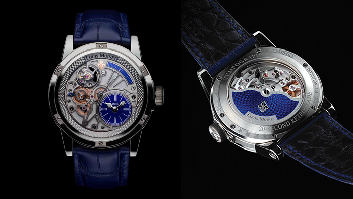 Brilliance of blue from Louis Moinet