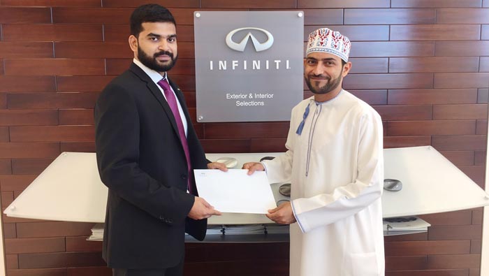 Winners of Infiniti Oman’s Ramadan raffle draw win trip to London