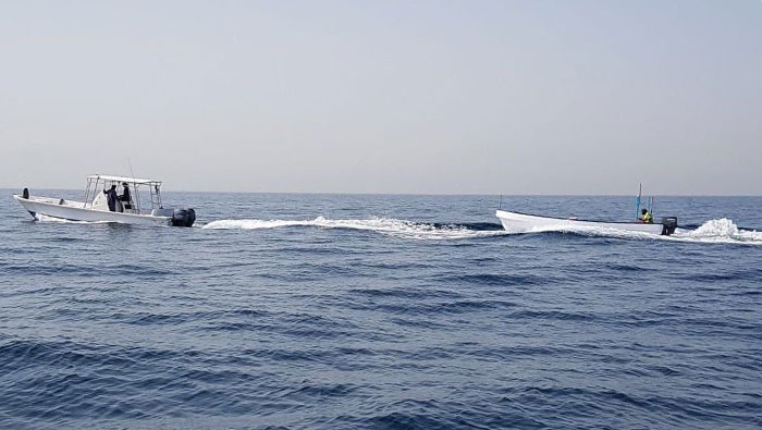 Police rescue stranded fisherman off coast of Oman