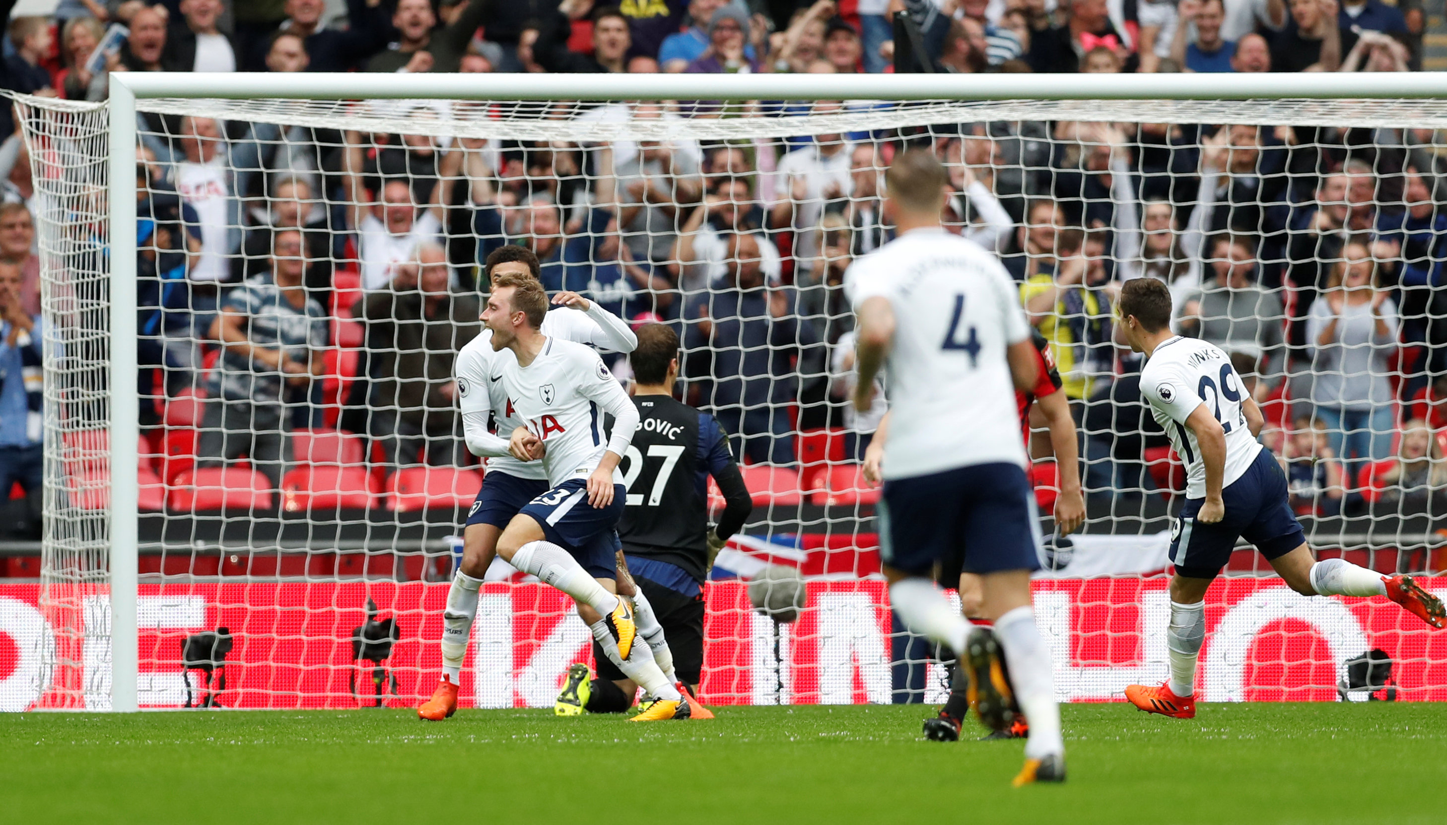 Football: Eriksen earns Tottenham first home win of season