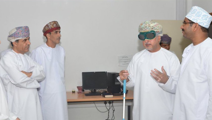 Events held at Sultan Qaboos University to help visually impaired