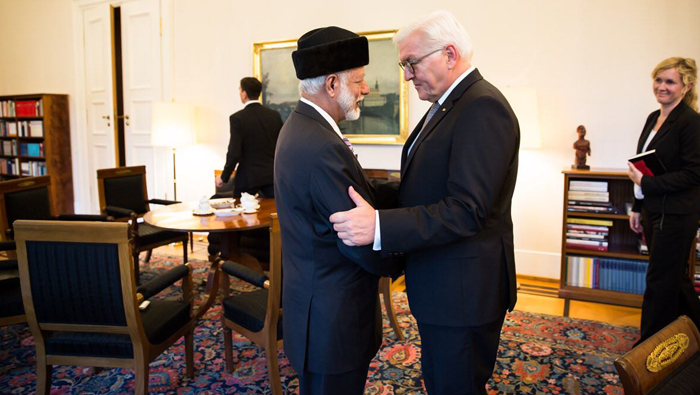 President of Germany receives Oman's Foreign Minister