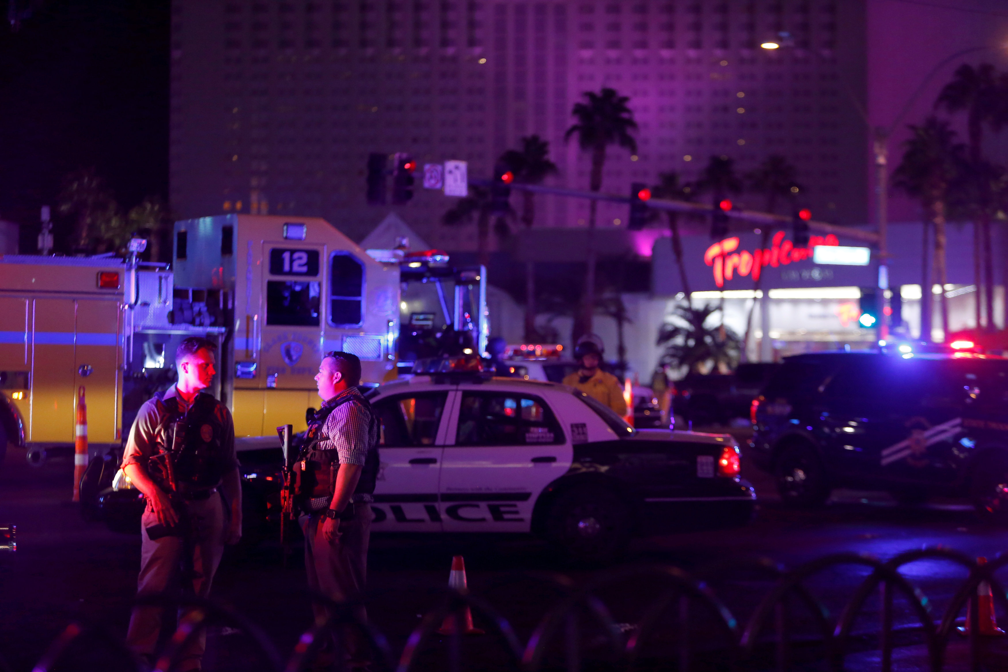 In pictures: Shooting rampage in Las Vegas, U.S.