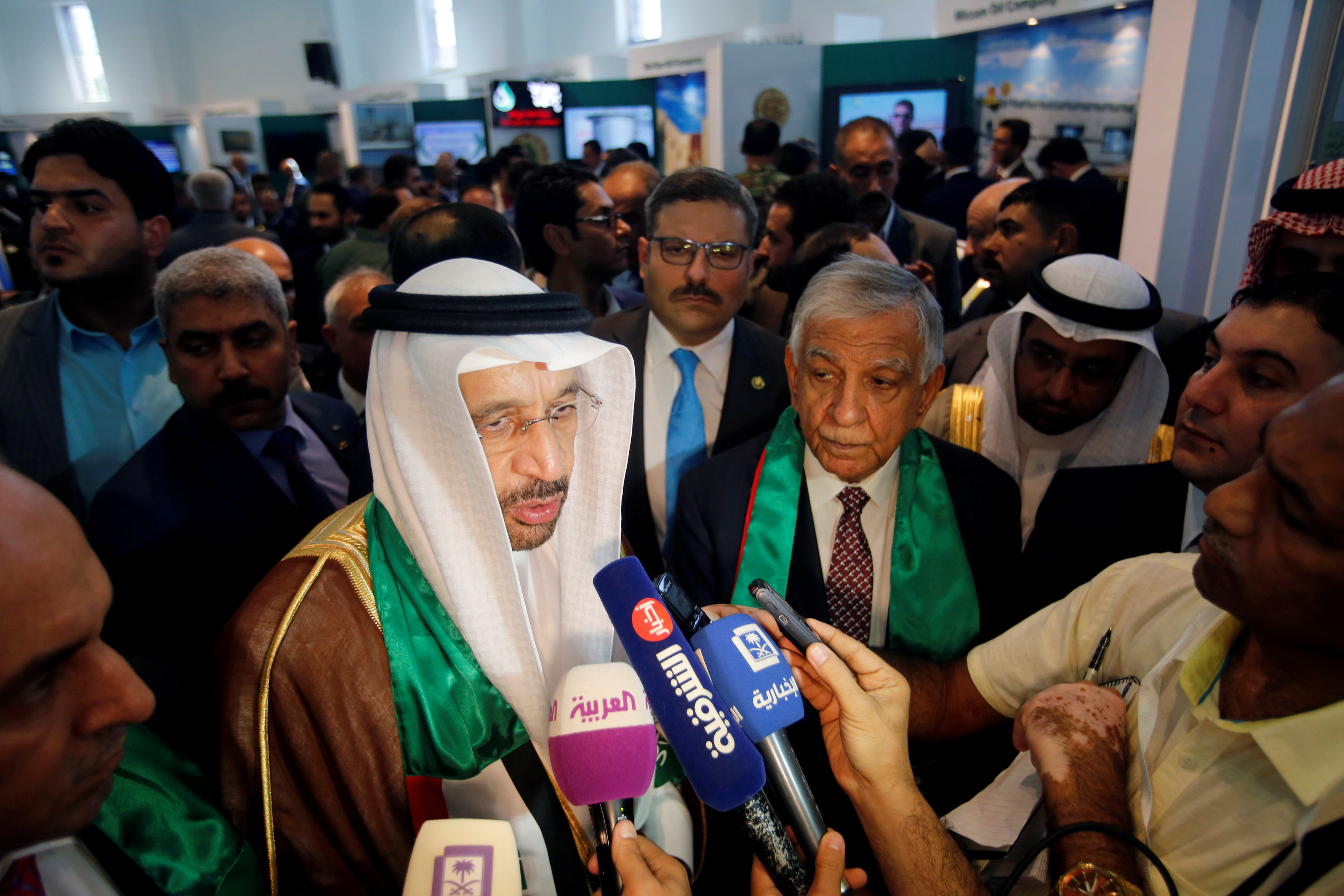Saudi oil minister makes high profile visit to Iraq, calls for oil supply cooperation
