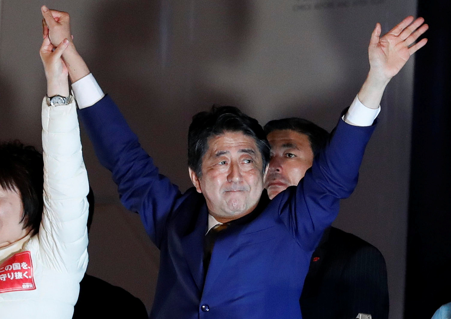 In pictures: Japan votes, Shinzo Abe's gamble on snap poll pay offs