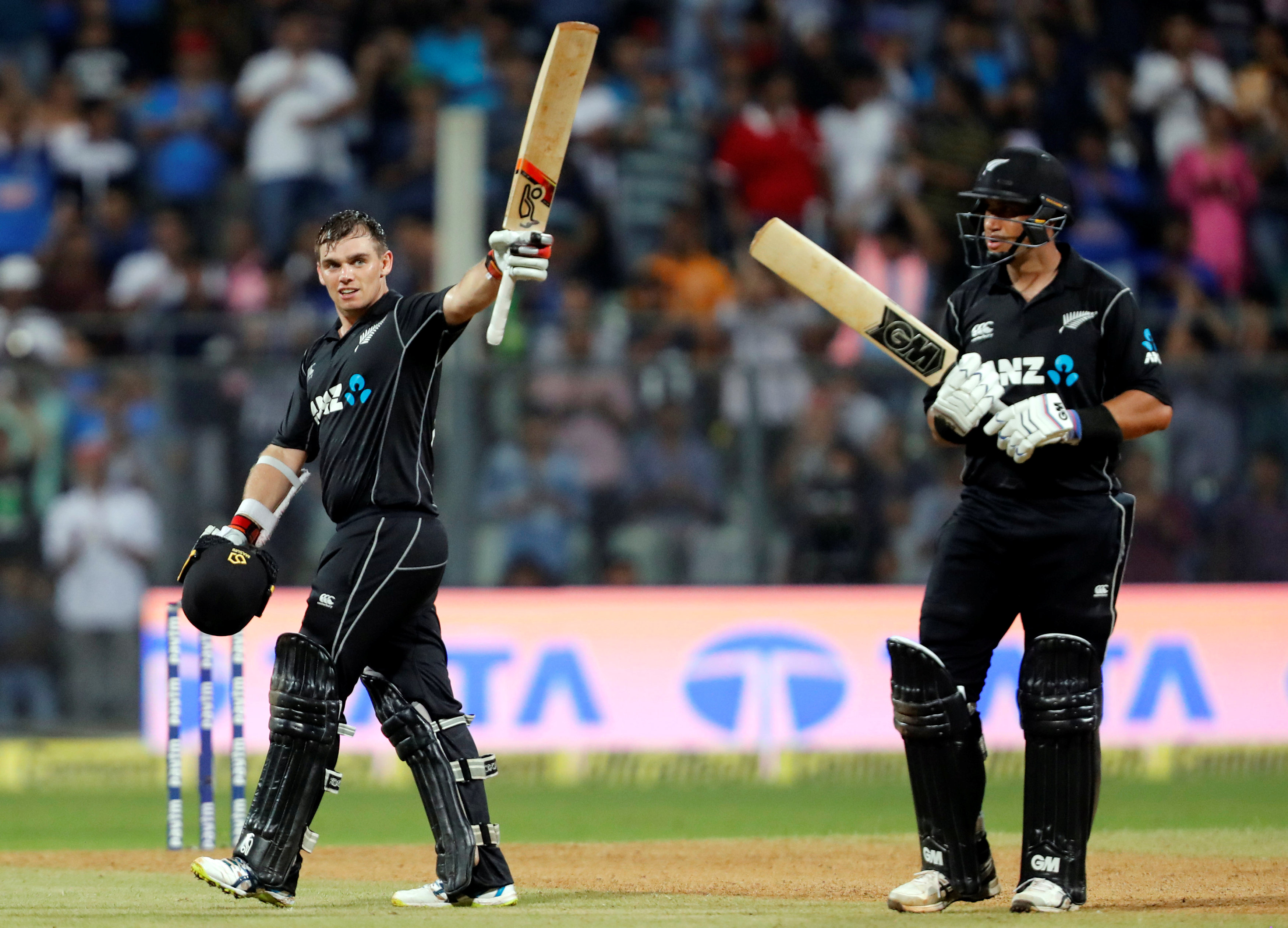 Cricket: Latham and Taylor help New Zealand take 1-0 lead against India