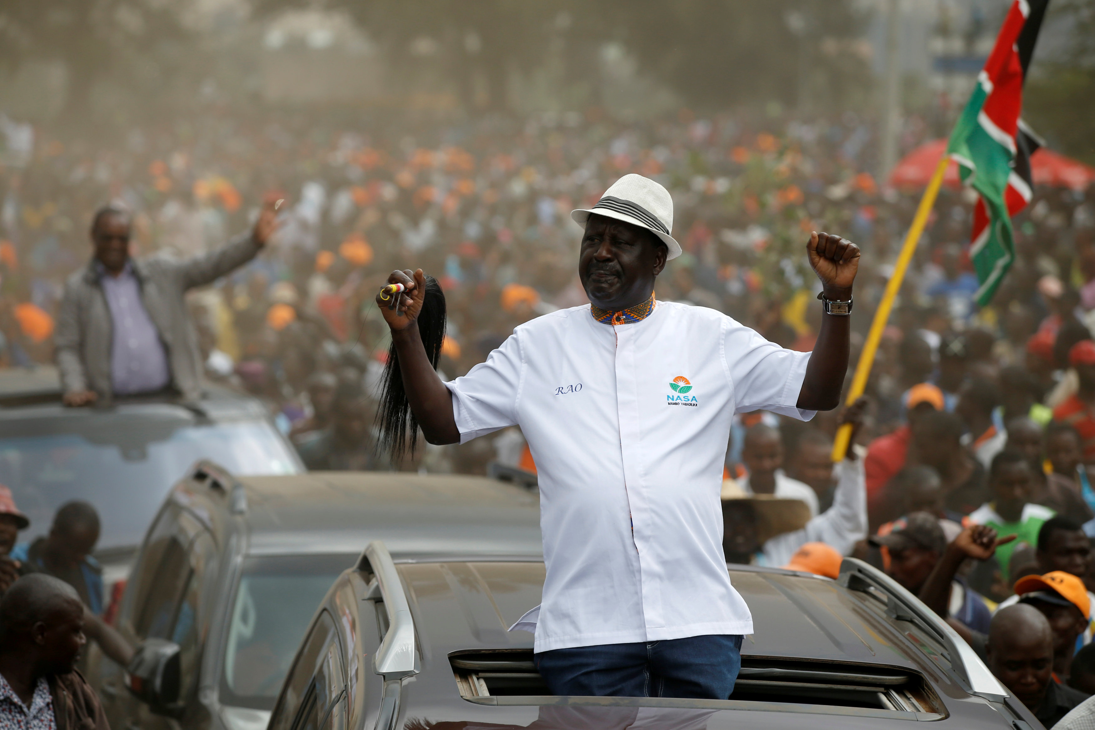 Kenya to charge opposition leader Raila Odinga's sister with incitement to violence