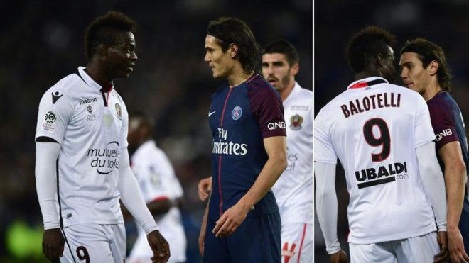 كافاني يدخل في شجار مع سوبر ماريو  في فرنسا