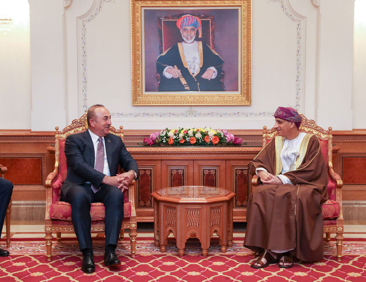 Fahd, Alawi welcome Turkish minister to Oman