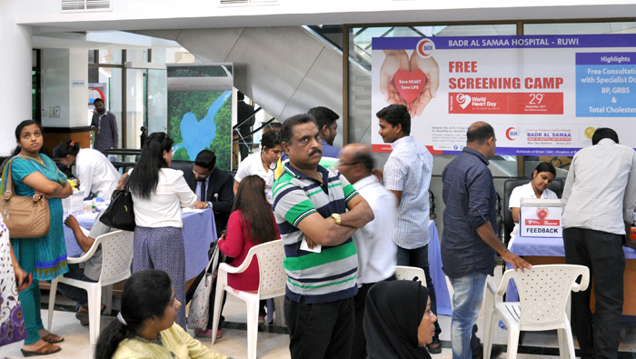Badr Al Samaa holds free screening camp on World Heart Day