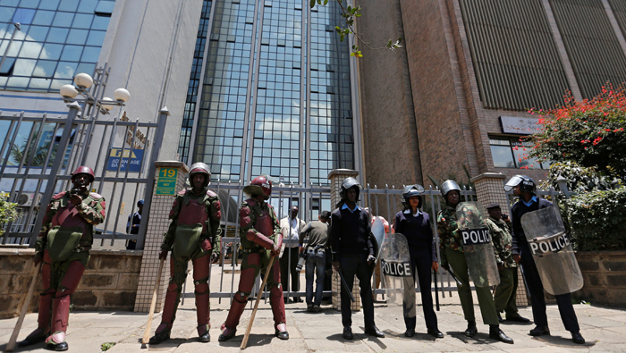 Kenya police use teargas, shoot in air during opposition march