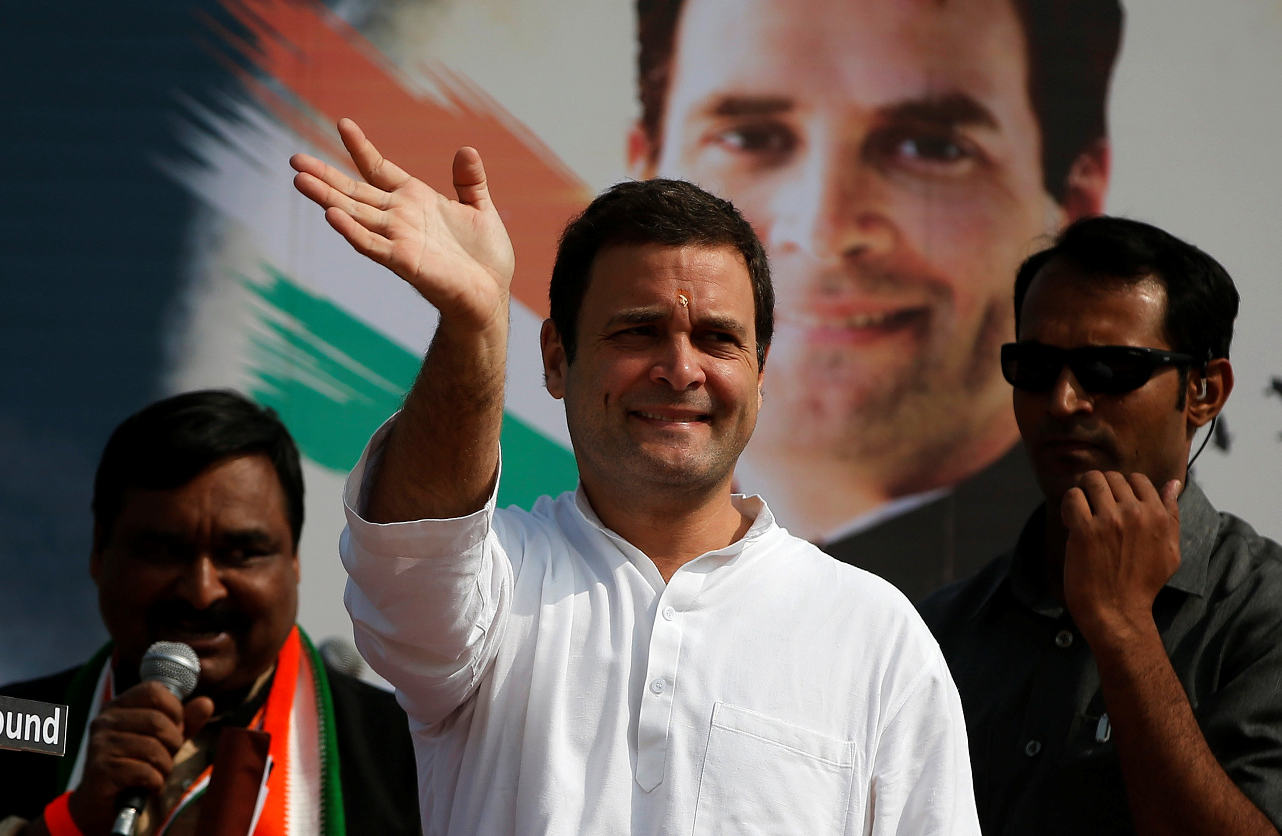 In pictures: Rahul Gandhi at rally ahead of Gujarat state assembly elections in India
