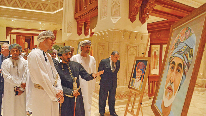 His Majesty’s portraits displayed at Royal Opera House Muscat