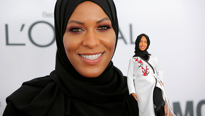 Barbie launches its first hijab-wearing doll to honour Olympic fencer