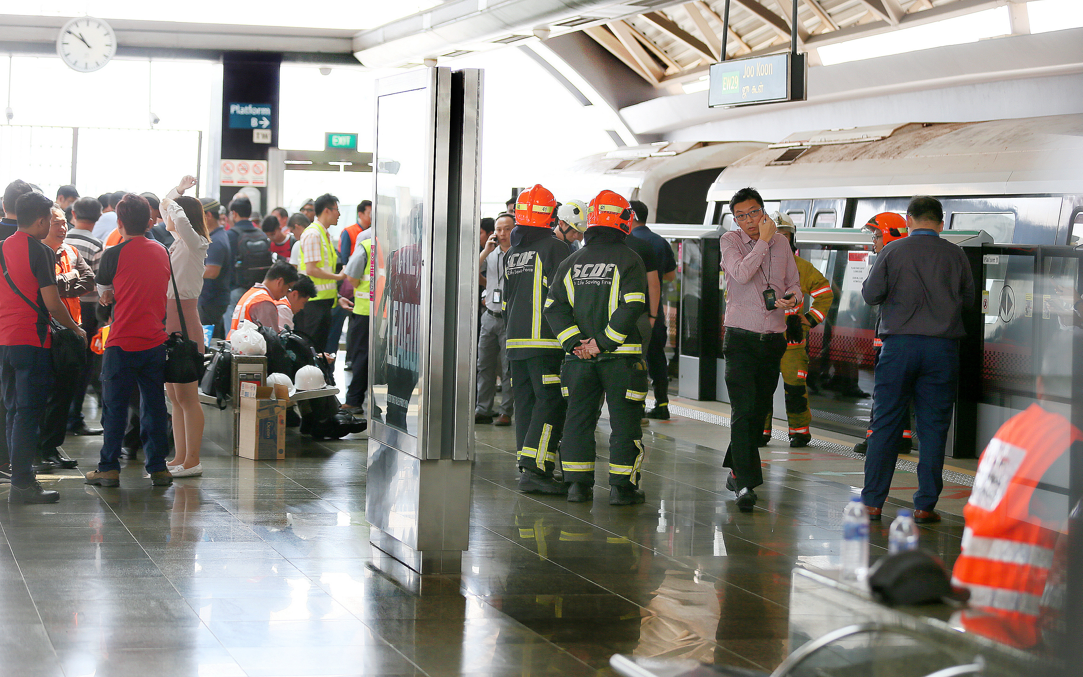25 injured in Singapore transit train collision