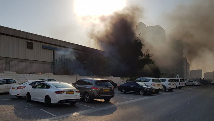 Factory fire reported in Muscat