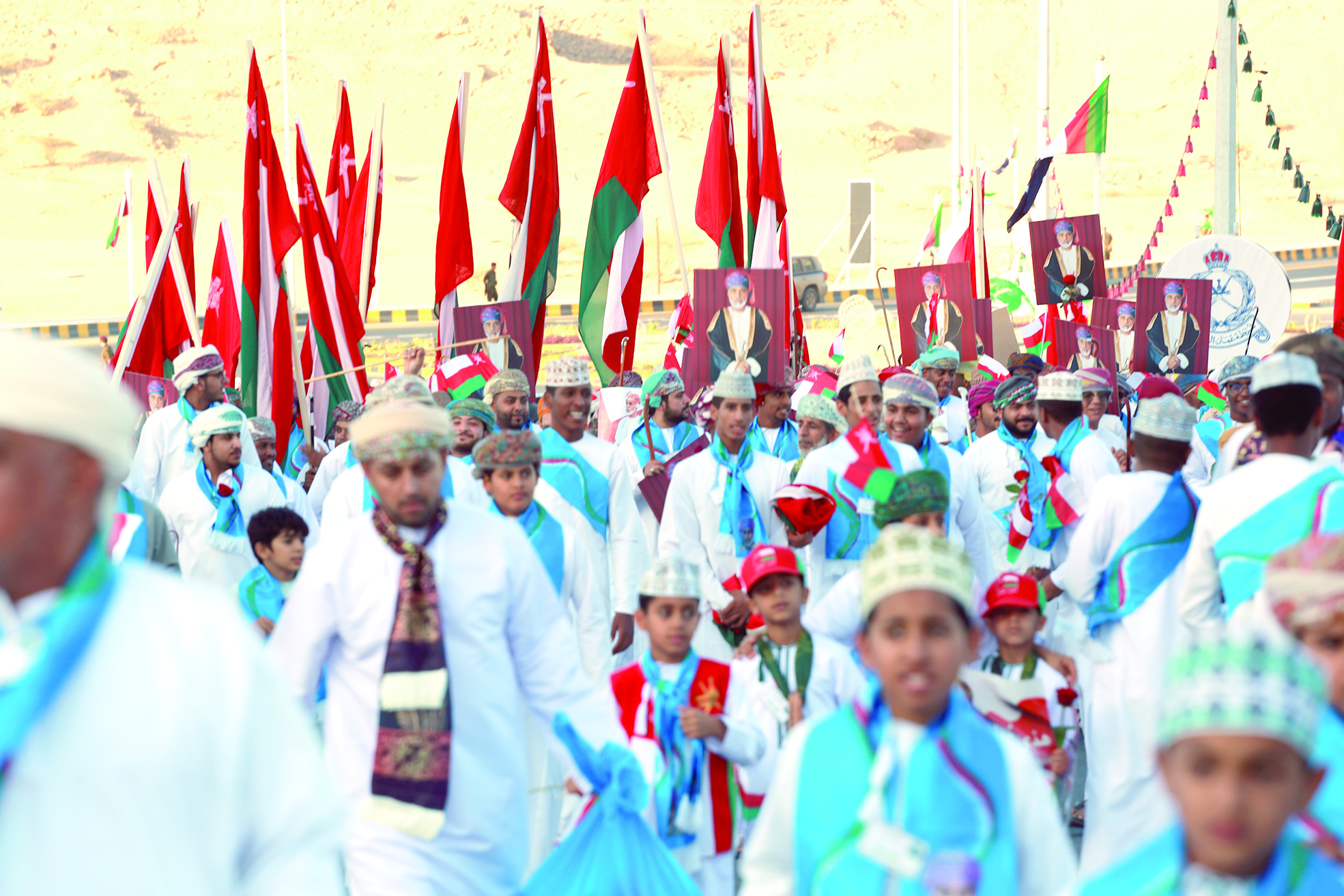 السيب تحتفل بالمَقدم السامي والعيد الوطني