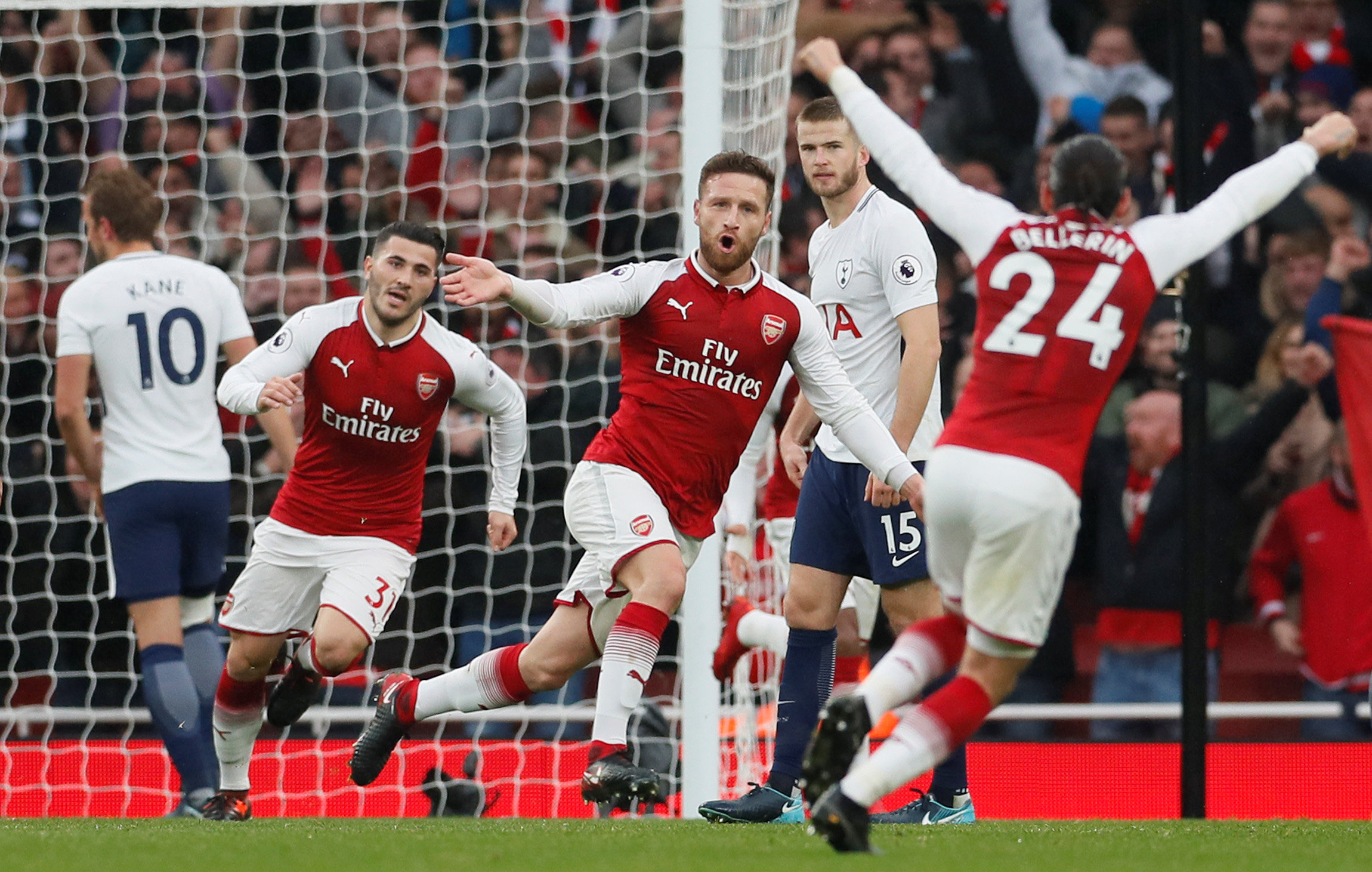 Football: Arsenal overpower Spurs in north London derby