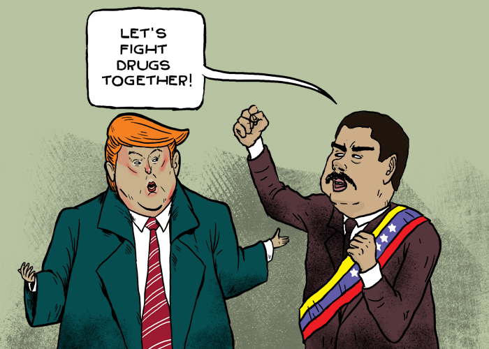 Maduro offers to help Trump fight drugs
