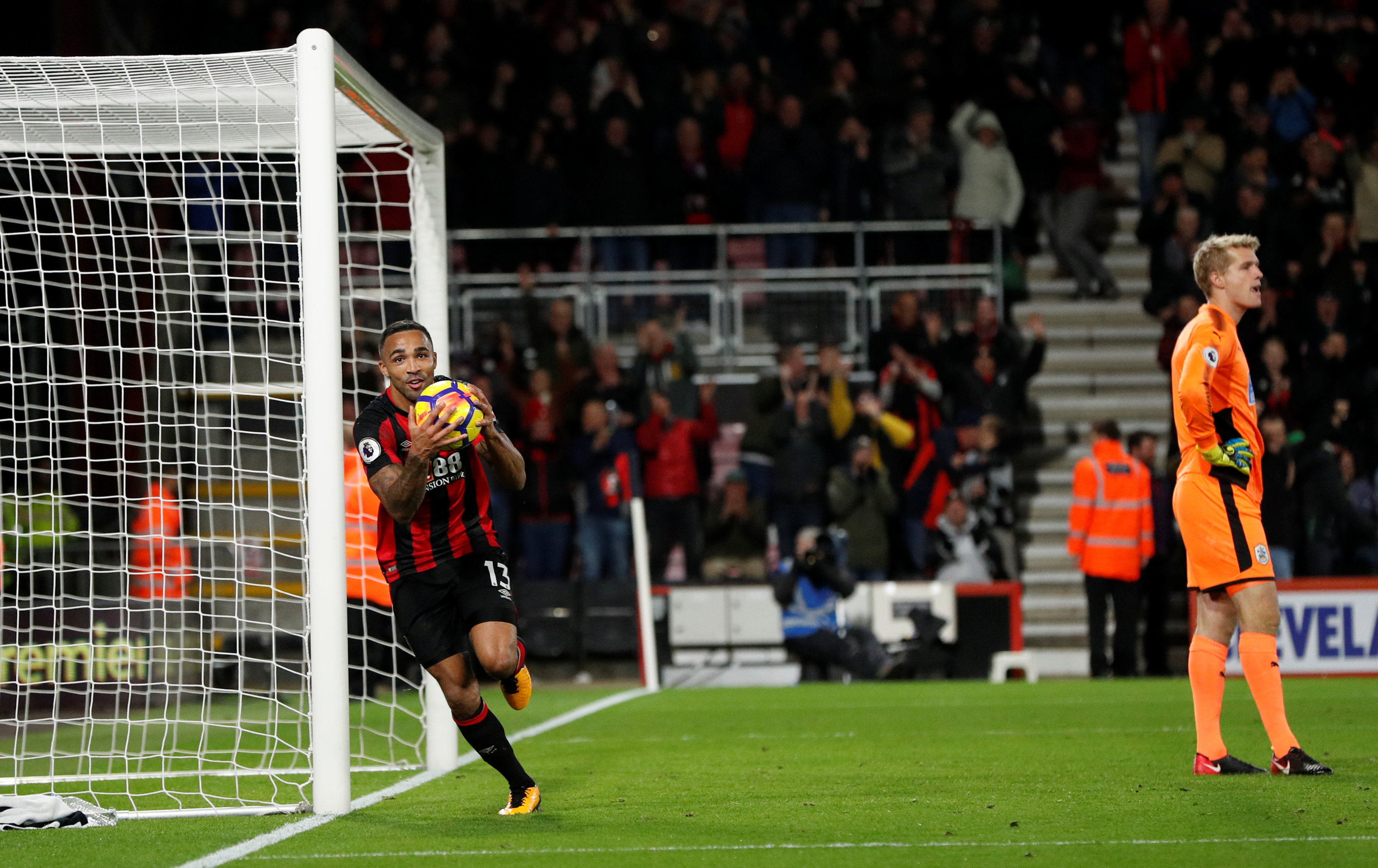 Football: Wilson nets impressive hat-trick for Bournemouth against Huddersfield