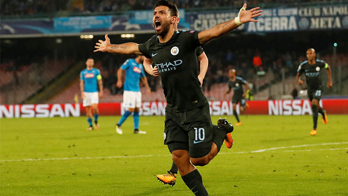 Football: Aguero hailed as City legend after record goal number 178