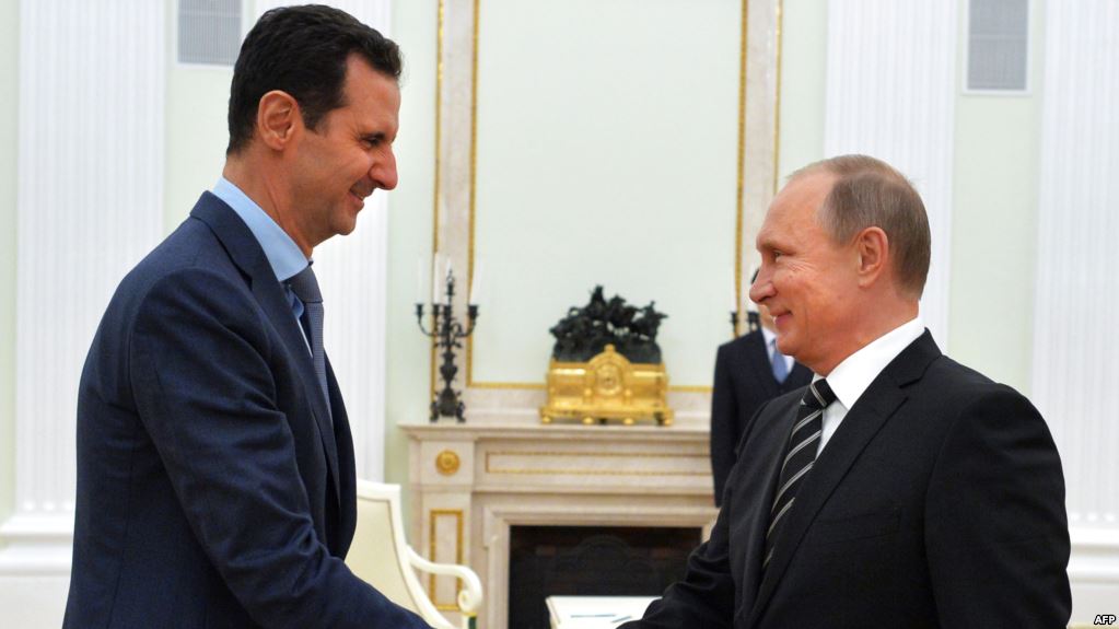 بوتين يلتقي الأسد في سوتشي