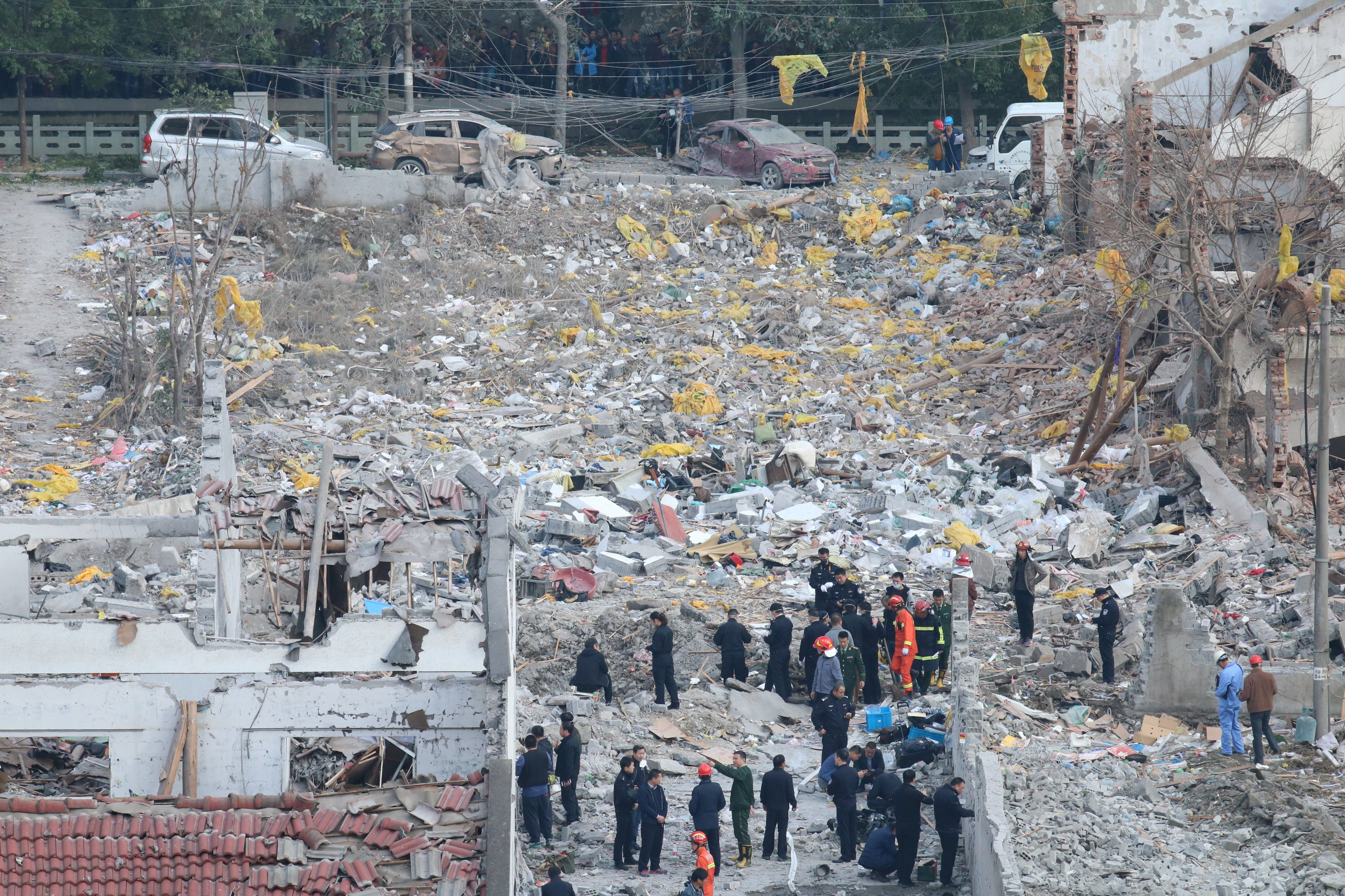 Septic tank at centre of huge blast in China's post city of Ningbo