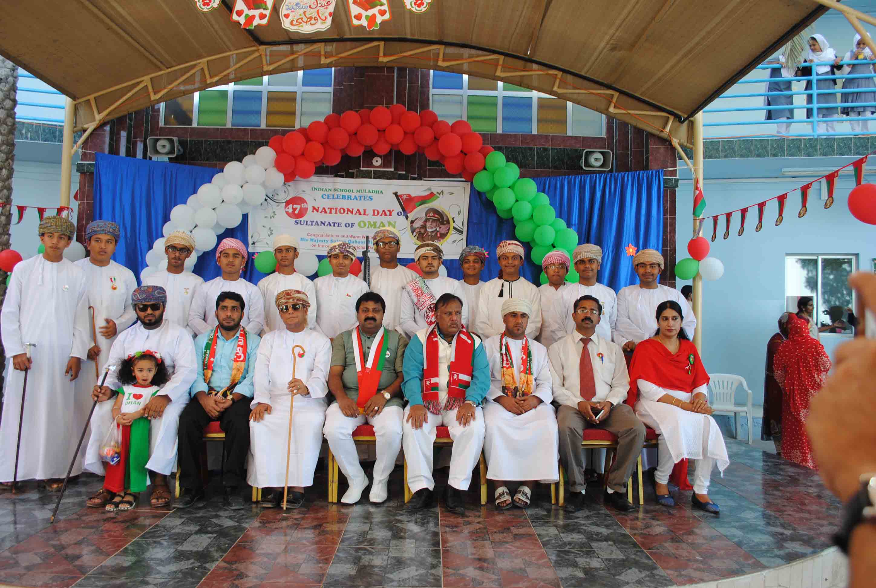 Indian school Muladha Celebrates National Day of Oman