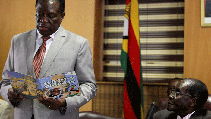 Zimbabwe's Mugabe sacks vice president seen as top succession candidate