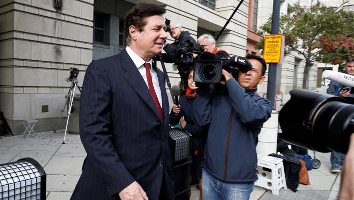 U.S. judge keeps bail conditions for ex-Trump campaign aide Manafort