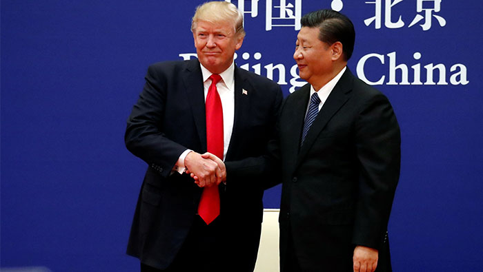 In Beijing, Trump presses China on North Korea and trade